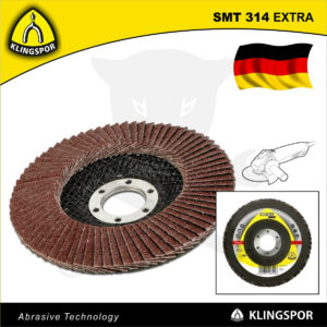Csiszolótányér, lamellás 125 mm P120 - acél és színesfém - Klingspor