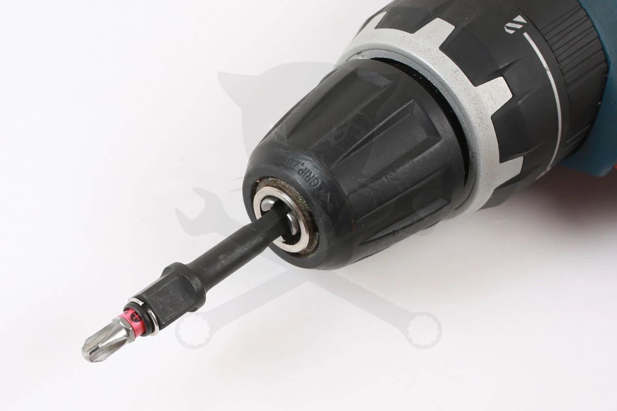 Bit és dugókulcs tartó adapter fúrógépbe 1/4" bit + 3/8" dugó 2:1-ben - Image 4