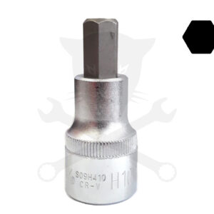 Rátűzőkulcs - crowa+bit 1/2" imbusz 10 mm