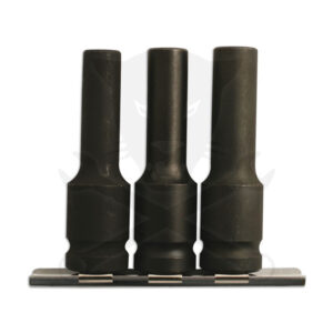Légkulcsfej készlet 1/2"  3 db-os 1/2" E-torx hosszú: E10-E11-E12 -Laser