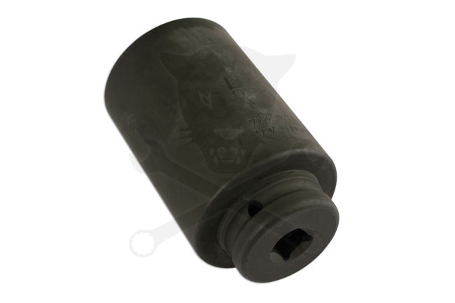 Féltengely anya dugókulcs 1/2" 46-os 12 lapú hosszú 100 mm kisteher - Image 2