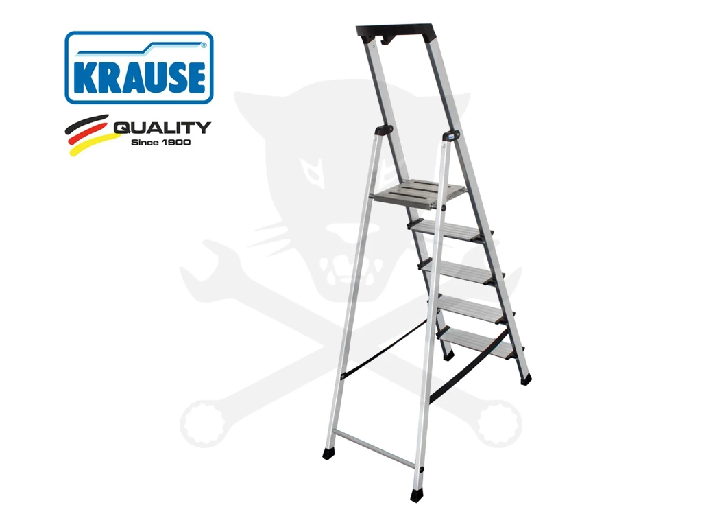 Létra ALU lépcsőfokos álló 1x 5 fokos - Krause Monto SEPURO - Image 2