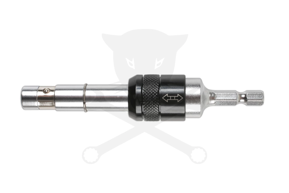 Bit tartó 1/4"-os, fúrógépbe fogható Csuklós / Fix 2:1-ben - Laser - Image 3