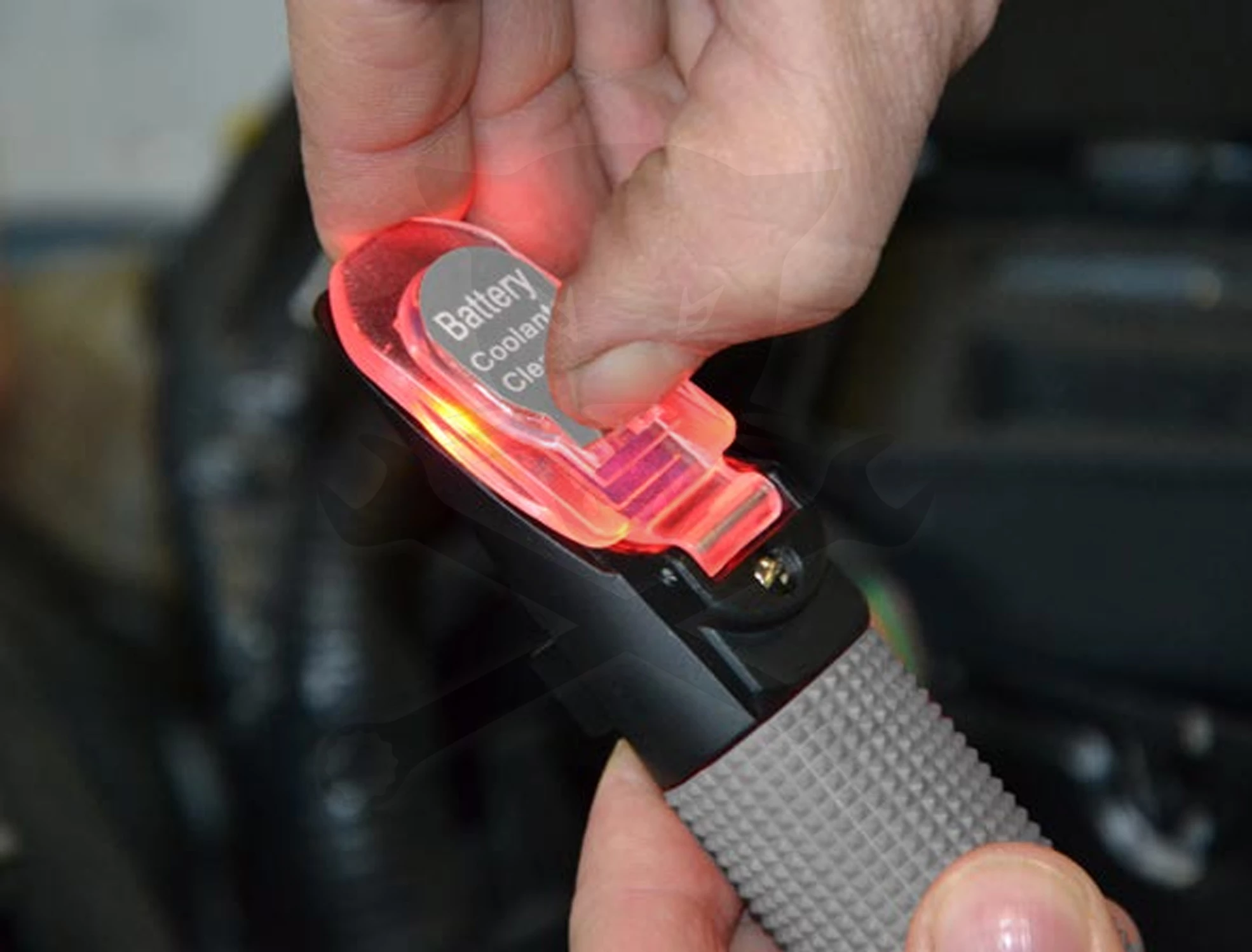 Refraktométer, 5 funkciós -ADBLUE- piros beépített LED lámpával Hubi - Image 4