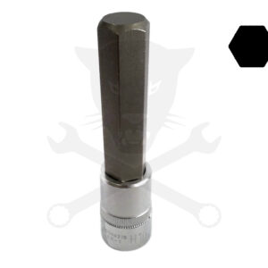 Rátűzőkulcs - crowa+bit 1/2" imbusz 16 mm, hosszú