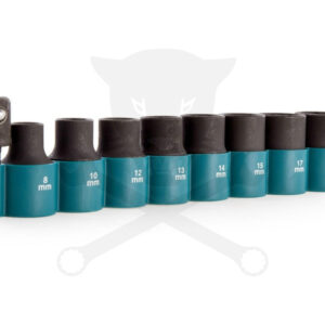 Légkulcsfej készlet 1/2" 9 db 8-18 mm 6 lap - Makita