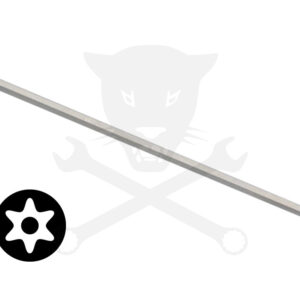 Bit torx 1/4" T09*200 mm hatágú lyukas