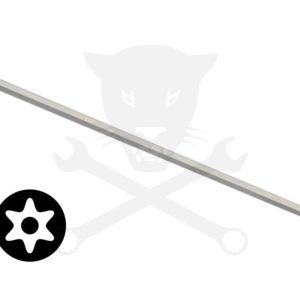Bit torx 12 mm T60*160 mm hatágú lyukas