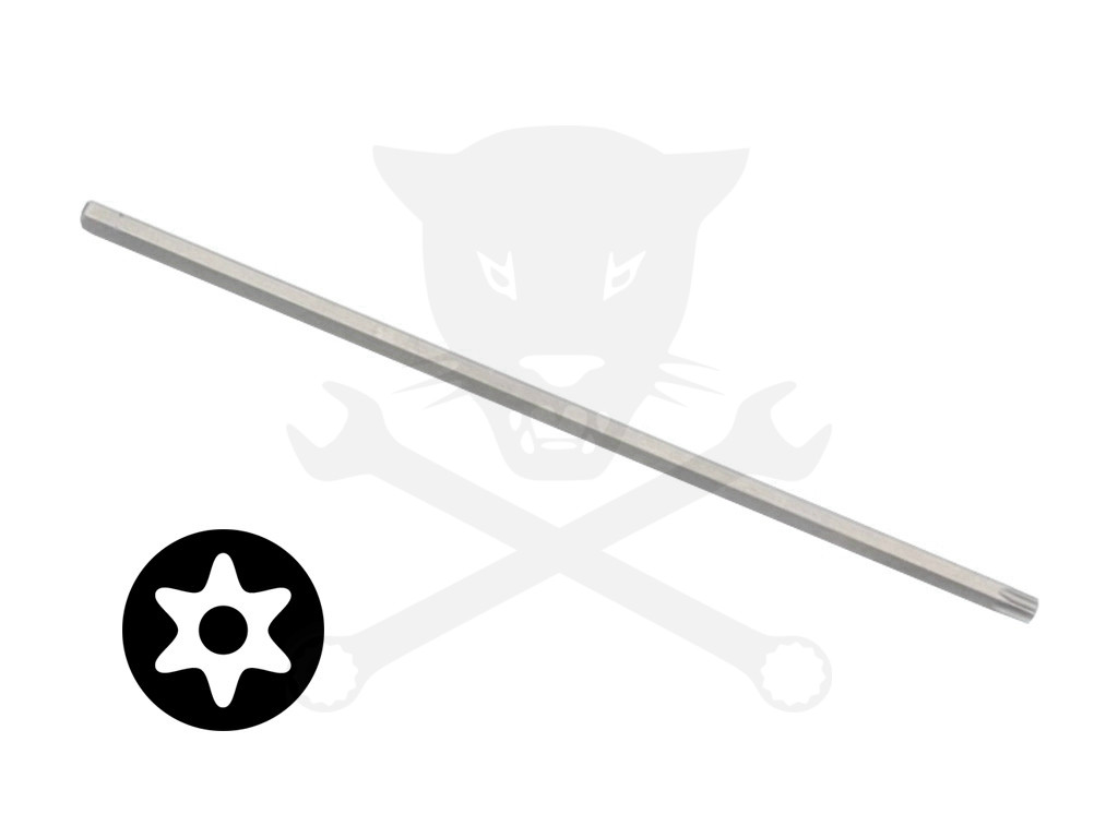 Bit torx 5/16" T50*160 mm hatágú lyukas
