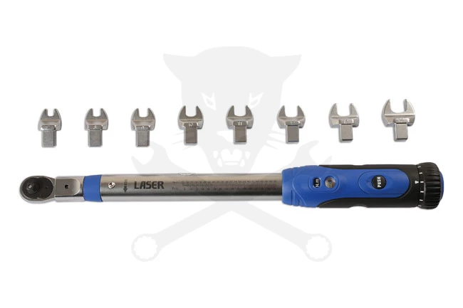 Nyomatékkulcs 10-50 Nm - cserélhető fej 1/4" - kalibrálva - Image 4