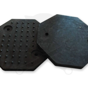 Gumipogácsa csápos emelőhöz 125 mm/8 lapú - nyolcszögletű Giuliano
