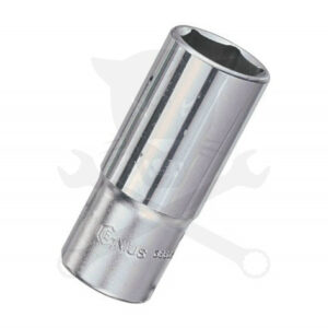 Dugókulcs - crowafej 3/8" 6 lap hosszú 20 mm Genius