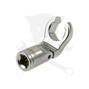 Villáskulcs adapter csuklós 22 mm-es Crowfoot nyitott 6 lapú 1/2"