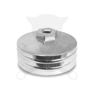Olajszűrő leszedő kupak  74 mm x 14 lap Alu