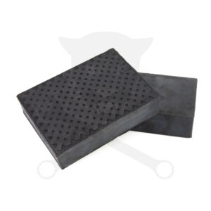 Gumikocka téglatest 165x120 x 37 mm magas - tömör - keresztmintás