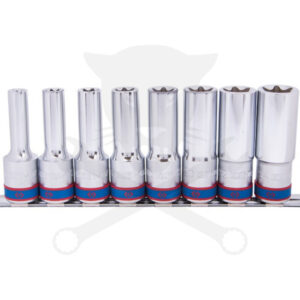 Dugókulcs - crowafej készlet 1/2" belső torx E10-E24 8 db-os