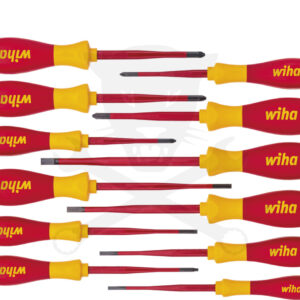 Csavarhúzó készlet VDE Wiha SoftFinish SlimFix 12 db-os SL+PH+PZ+TX (3201K12)