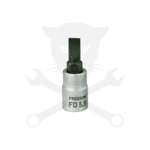 Rátűzőkulcs - crowa+bit 1/4" lapos 5,5 mm Proxxon