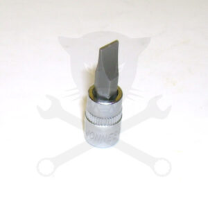 Rátűzőkulcs - crowa+bit 1/4" lapos 7 mm
