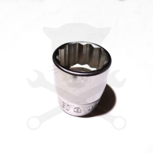 Dugókulcs - crowafej 1/2" 12 szög normál 30 mm Genius