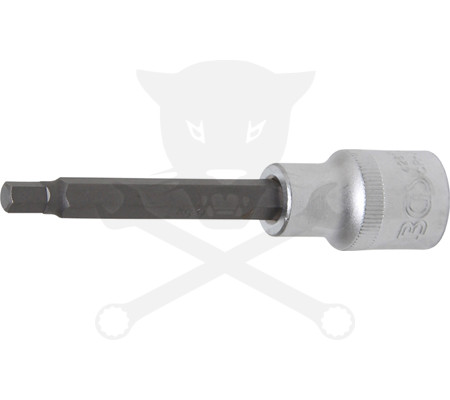 Rátűzőkulcs - crowa+bit 1/2" imbusz 6 mm x 100 mm - BGS