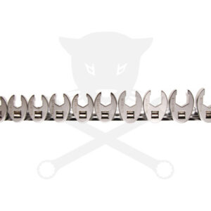 Villáskulcs adapter készlet nyitott 3/8" 10 db-os 10-19 mm "Crowfoot" BGS