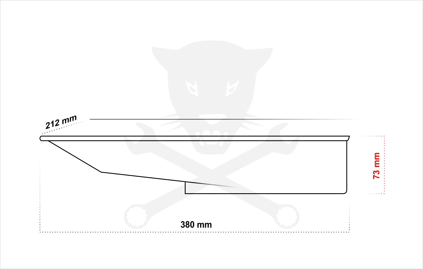Olajleeresztő tálca 2 literes - motorkerékpáros - Image 2