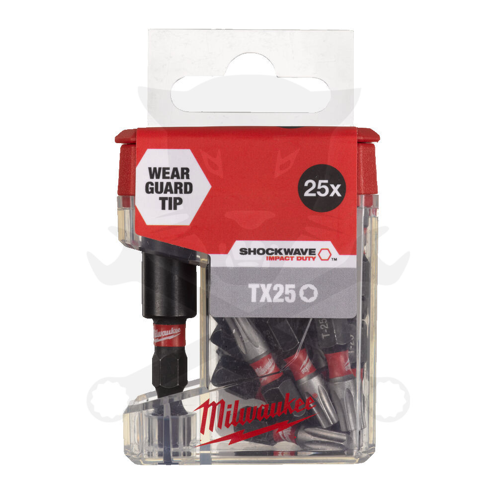 Bithegy, gépi, torziós TX25 x 25 mm 25 db-os - Milwaukee