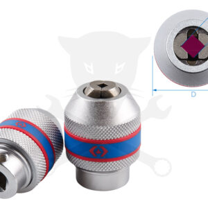 Menetfúró-hajtó gyorstokmány 3/8" 4.0-9.0 mm KingTony