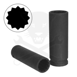 Légkulcsfej 1/2" 12 l.h. 21-es Genius