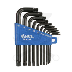Torxkulcs "L" alakú készlet 10 db-os torx, rövid - Genius