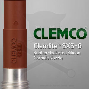 Homokfúvó géphez CLEMCO fúvóka - Szilícium-Karbid 9,5 mm x 165 mm SXS-6