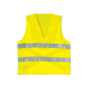 Jól láthatósági mellény fluo 120g/m2 L/XL
