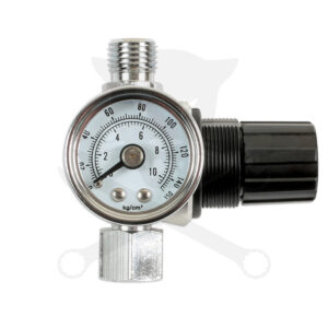 Nyomásszabályzó egység + manométer 1/4" 0-10 Bar - Connect