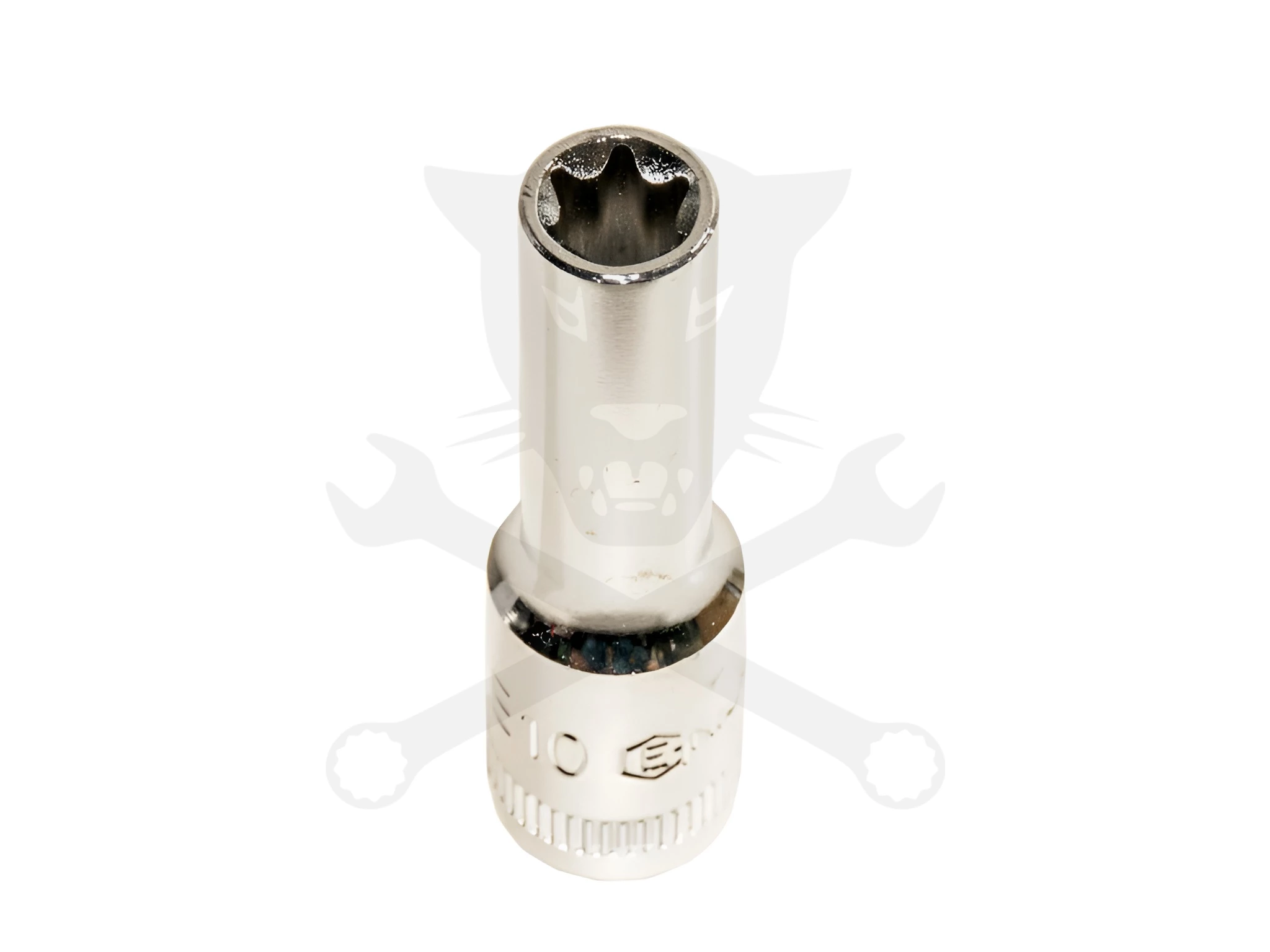 Dugókulcs - crowafej 3/8" belső torx hosszú E10 Genius