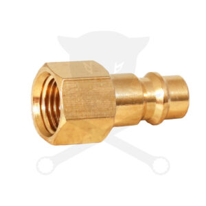 Levegős csatlakozó - gyorscsatlakozó apa - RÉZ - 1/4" BM - OLASZ