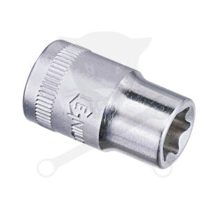 Dugókulcs - crowafej 1/2" belső torx E14 Genius