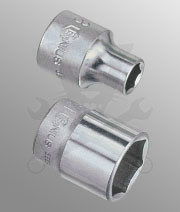 Dugókulcs - crowafej 3/8" 6 lap normál 10 mm Genius