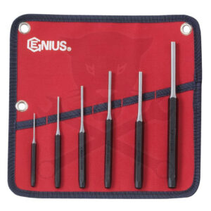 Kiütő készlet 6 db-os 2 - 8 mm-ig Genius