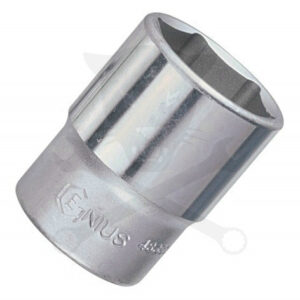 Dugókulcs - crowafej 1/2" 6 lap normál 19 mm Genius