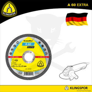 Vágókorong 125 x 1.0 mm A60 Extra - acél és inox - Klingspor