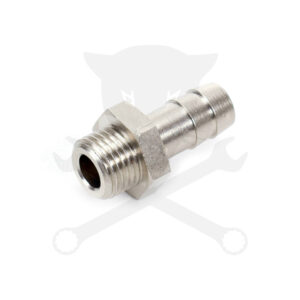 Levegő csatlakozó tömlőcsonk 12-13 mm tömlő - 3/8" KM egyenes (260M-14-3/8)