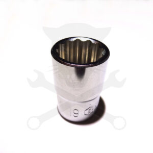 Dugókulcs - crowafej 1/2" 12 szög normál 19 mm Genius