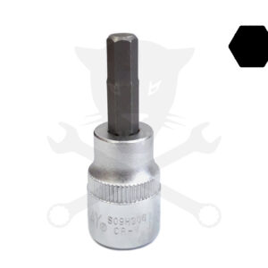 Rátűzőkulcs - crowa+bit 3/8" imbusz  6 mm