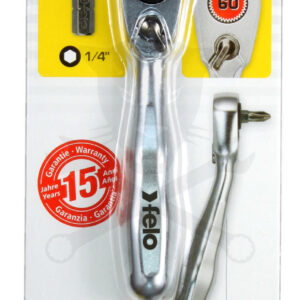 Racsnis hajtószár, mini - bit tartós 1/4" 60T - Felo