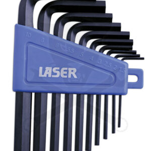 Imbuszkulcs készlet 10 db-os 1.5 - 10 mm - Laser Tools