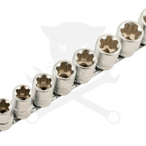 Dugókulcs - crowafej készlet 1/2" Torx Plus® belső 8 db-os EPL18 - EPL32