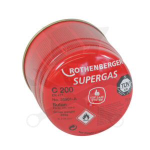Gázpatron biztonsági szeleppel 190 g/330 ml C200 Supergas Rothenberger
