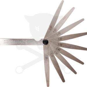 Hézagmérő készlet 13 lapos 0,05 - 1,0 mm BGS