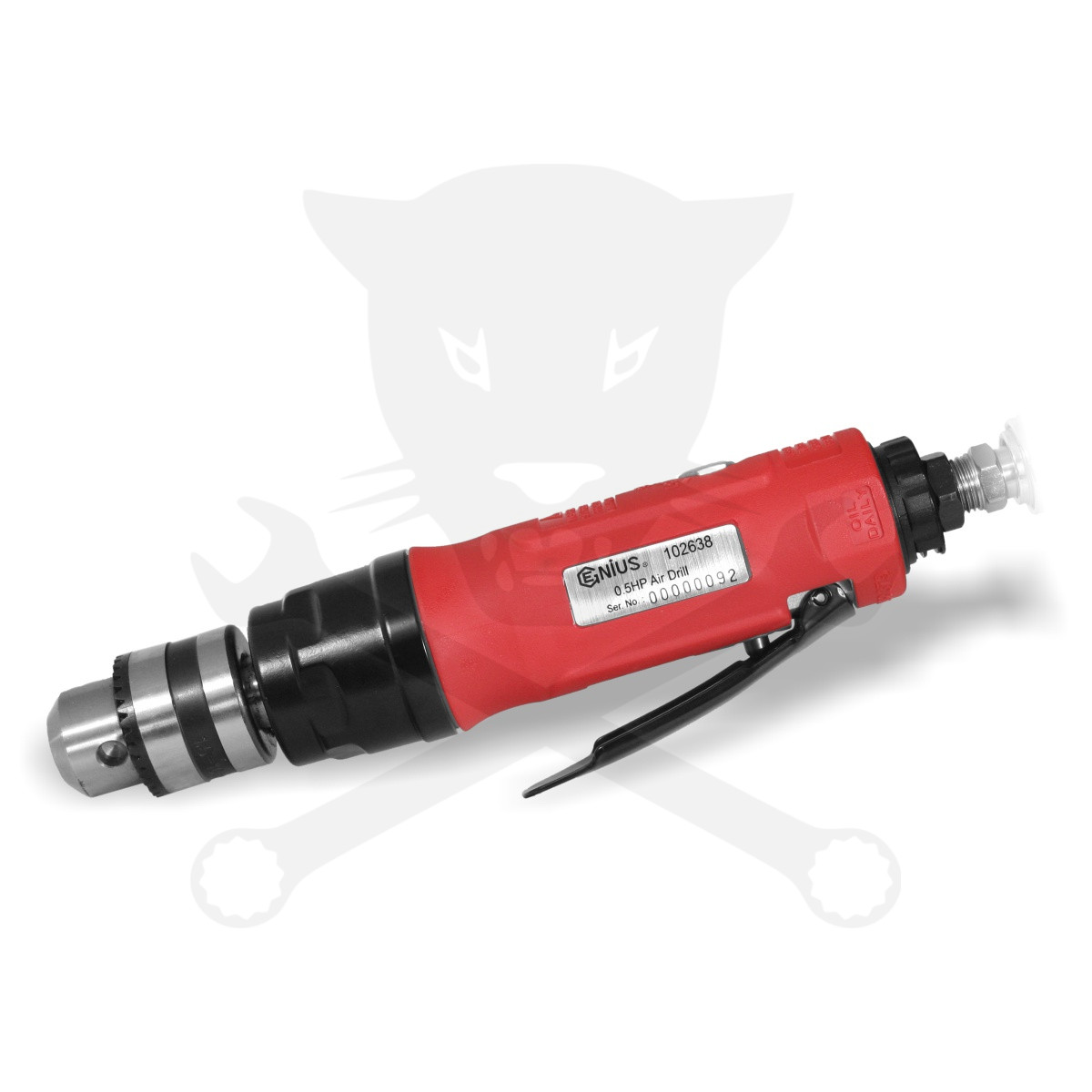 Levegős fúrógép - fogaskoszorús tokmány 1.5-10 mm 3/8"-24 UNF - Genius